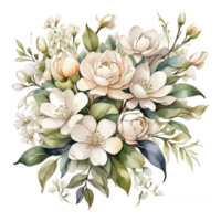 Watercolor Flower Bouquet png