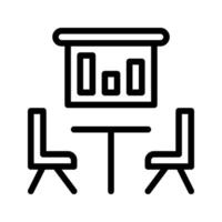 Meeting icon. outline symbol icons Suitable for website, logo, app, template and UI design. vector