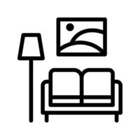 familia habitación icono. relajante asientos para el familia. adecuado para sitio web diseño, logo, aplicación, plantilla, y ui vector