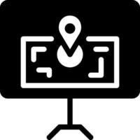 Map solid icon. direction navigation symbols icons graphic design. vector