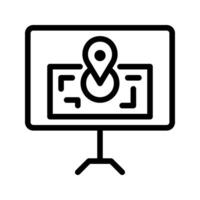 Map icon. Suitable for website, logo, app, template and UI design. vector