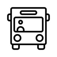 lanzadera autobús icono. contorno diseño iconos adecuado para sitio web, logo, aplicación, modelo y ui diseños vector