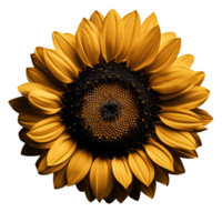 Sun flower isolated on transparent background png