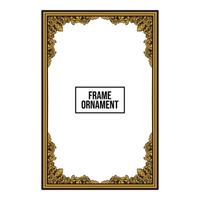 frame ornament vintage classic element decoration vector