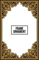 frame ornament vintage classic element decoration vector