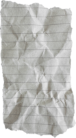 Brown Torn Crumpled Old Craft Lined Paper Piece png