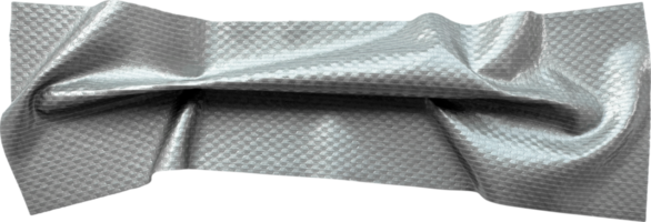 Gray Textured Crumpled Torn Duct Tape png