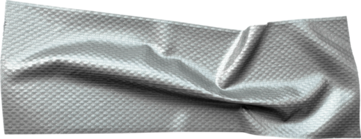 Gray Textured Crumpled Torn Duct Tape png