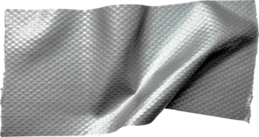 Gray Textured Crumpled Torn Duct Tape png