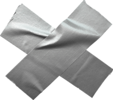 Gray Textured Crumpled Torn Duct Tape png