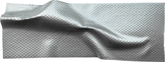 Gray Textured Crumpled Torn Duct Tape png