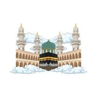 Illustration of Kaaba vector