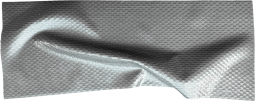 Gray Textured Crumpled Torn Duct Tape png