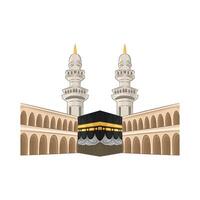 Illustration of Kaaba vector