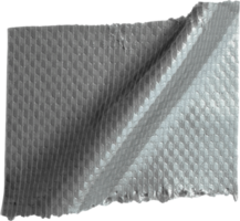 Gray Textured Crumpled Torn Duct Tape png