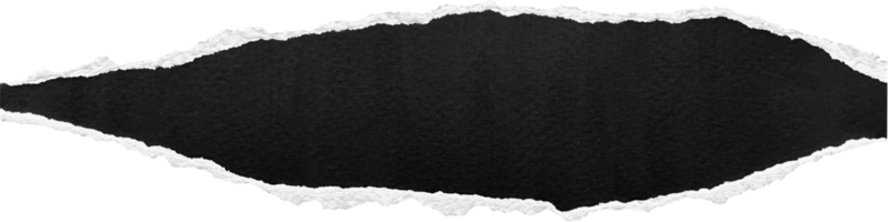 Black and White Torn Paper Piece png