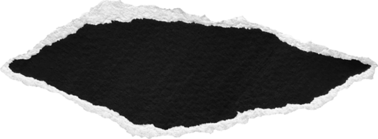 Black and White Torn Paper Piece png