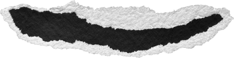 Black and White Torn Paper Piece png