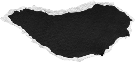 Black and White Torn Paper Piece png