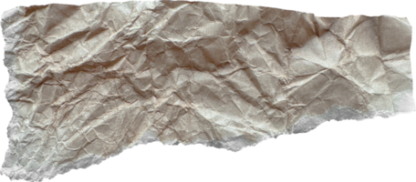 Ripped Crumpled Old Paper Piece png