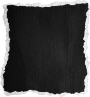 Black and White Torn Paper Piece png