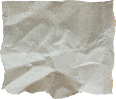 Brown Textured Torn Crumpled Old Paper Piece png