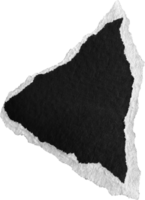 Black and White Torn Paper Piece png