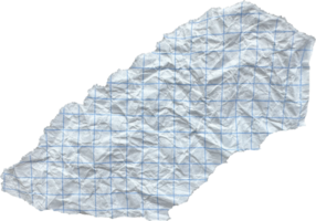 White Torn Crumpled Checkered Paper Piece png