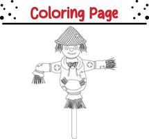 coloring book page for kids vector