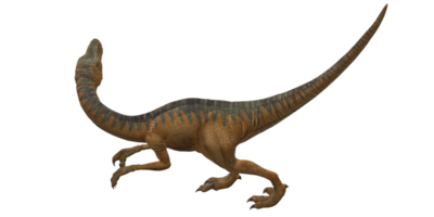 velociraptor dinosaurie isolerat på en transparent bakgrund png