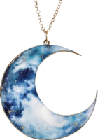 Moon themed jewelry png