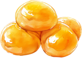 Salted egg yolks png