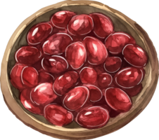 Red bean paste png