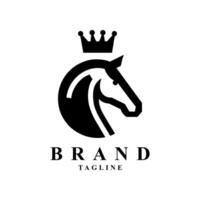 Horse head logo vector