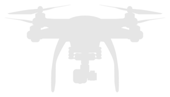 drone caméra ou uav silhouette, plat style, pouvez utilisation pour art illustration, applications, site Internet, pictogramme, logo gramme, ou graphique conception élément png