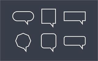 Speech bubble design illustration vector