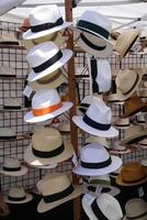 White hats for sale at Seattle photo