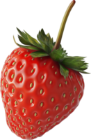 frisch Erdbeere isoliert auf ein transparent Hintergrund png