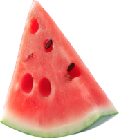 Wassermelone mit Scheibe isoliert auf ein transparent Hintergrund png