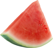 Wassermelone mit Scheibe isoliert auf ein transparent Hintergrund png