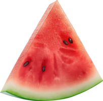 watermeloen met plak geïsoleerd Aan een transparant achtergrond png