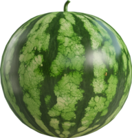 Fresh delicious Watermelon isolated on a transparent background png