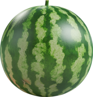 färsk utsökt vattenmelon isolerat på en transparent bakgrund png