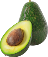 delicioso aguacate Fruta aislado en un transparente antecedentes png