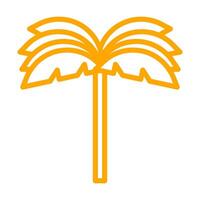 palm tree icon. illustration vector