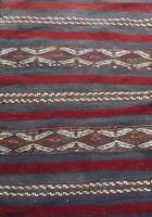 Turkish kilim with natural colors in traditional patterns photo