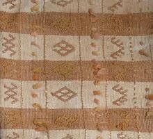 Turkish kilim with natural colors in traditional patterns photo