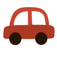 Illustration of a car icon isolated on transparent background png