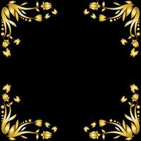 Art deco floral curls and swirls Ornamental elements dividers or headers Decorative Vintage line borders or frames in geometric victorian style elegant vintage design antique bordering vector