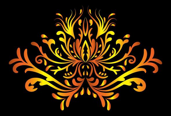 Art deco floral curls and swirls Ornamental elements dividers or headers Decorative Vintage line borders or frames in geometric victorian style elegant vintage design antique bordering